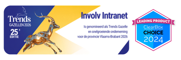 Involv Intranet — ClearBox Choice 2024 & Trends Gazellen 2026 nominee