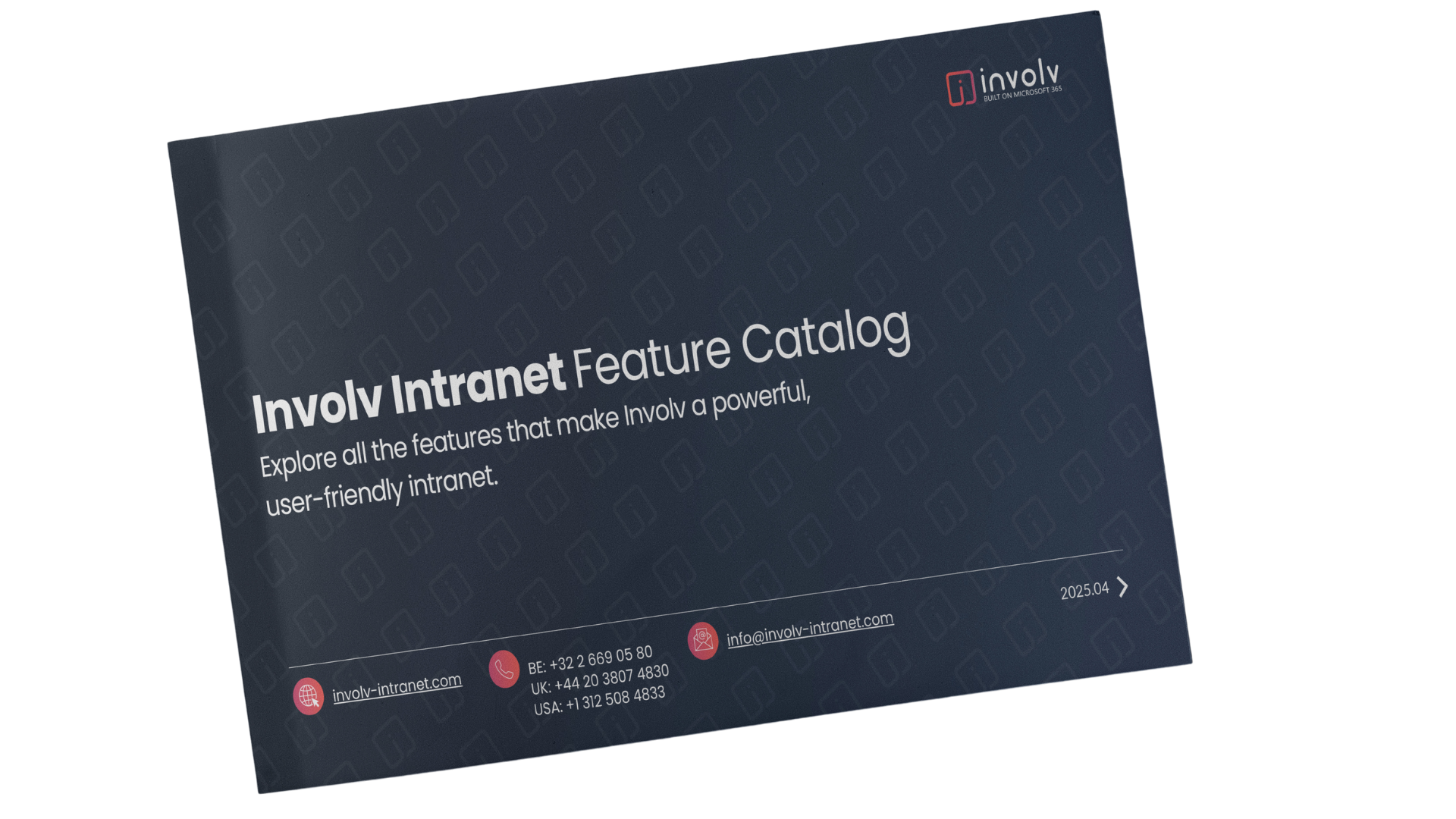 Catalogue des fonctionnalités de l’intranet Involv
