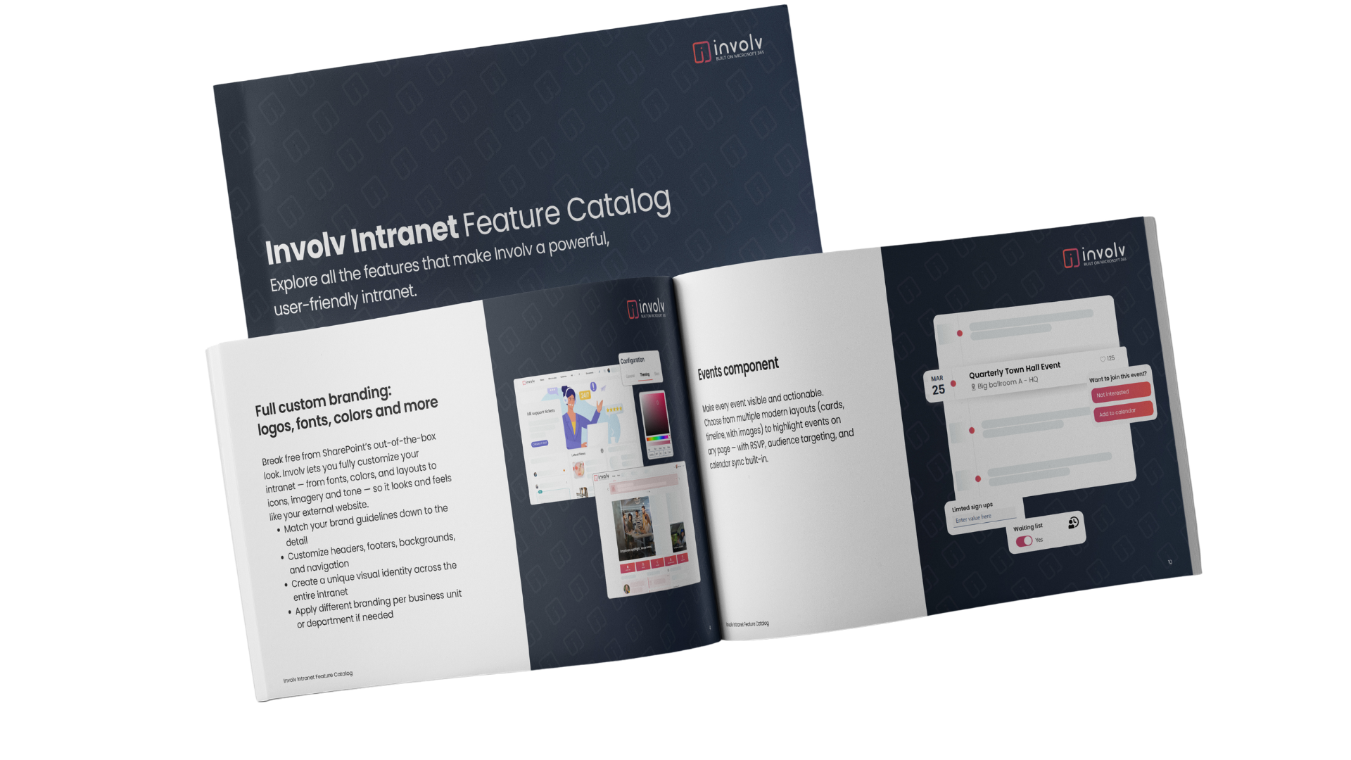 Catalogue des fonctionnalités de l’intranet Involv
